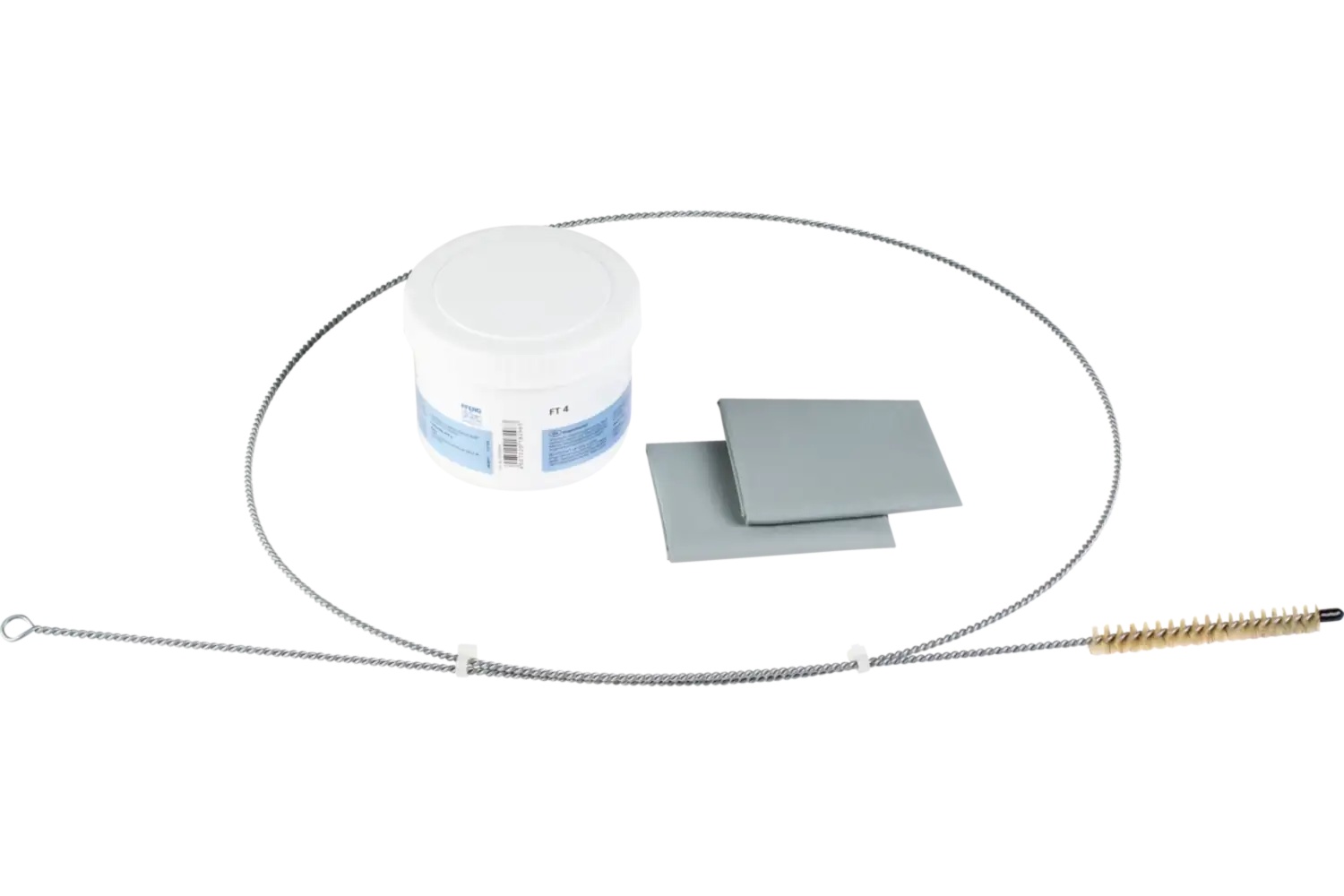 Picture of Pferd Flexible Shaft Maintenance Set Bw 7 - Includes Casing Brush, Cloth, And Shaft Grease